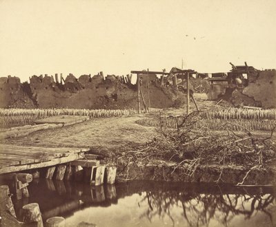 Extérieur du fort nord, montrant l