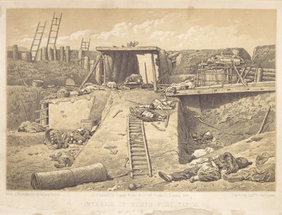 Intérieur du fort Taku Nord, à l