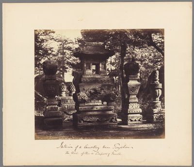 Intérieur du tombeau au Dépôt près de Pékin - Felice Beato