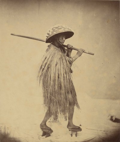 Japonais en Mackintosh, c.1865 - Felice Beato