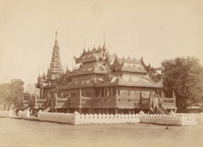 École du roi Thibaw Min, maintenant utilisée comme église - Felice Beato
