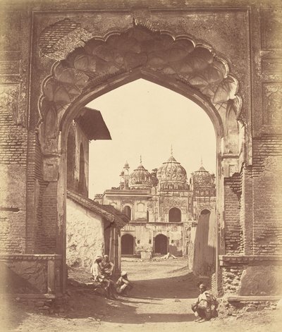 Mosquée dans la ville - Felice Beato