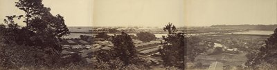 Panorama, Yokohama depuis Governors Hill - Felice Beato