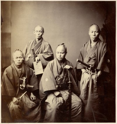 Portrait des envoyés du clan Satsuma - Felice Beato