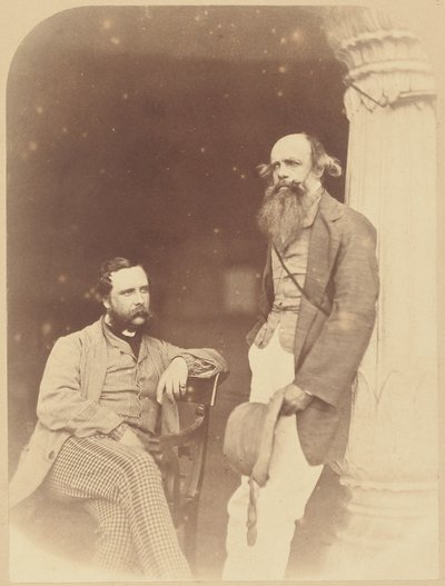 [Portrait de deux hommes européens, l