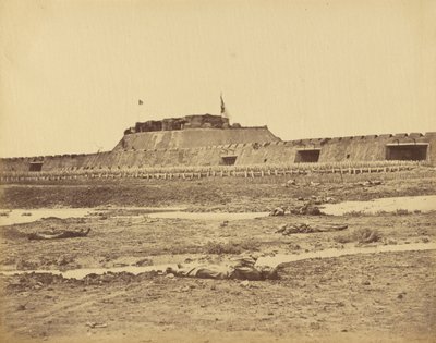Arrière du fort nord montrant la retraite de l