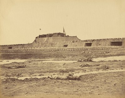 Arrière du fort nord montrant la retraite de l