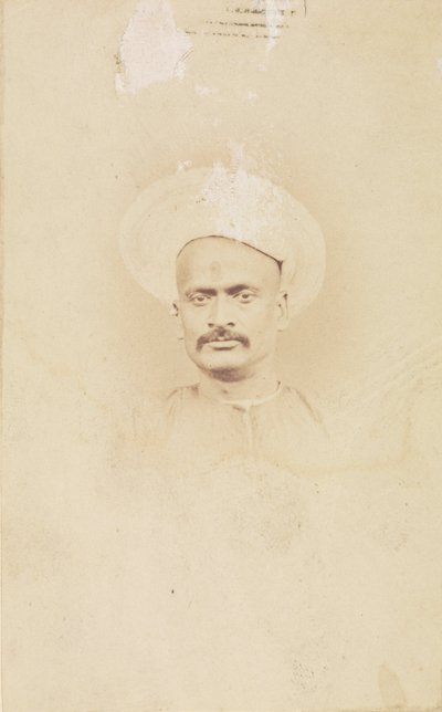 Sir Dinkur Rao, Premier ministre du Maharaja de Gwalior - Felice Beato