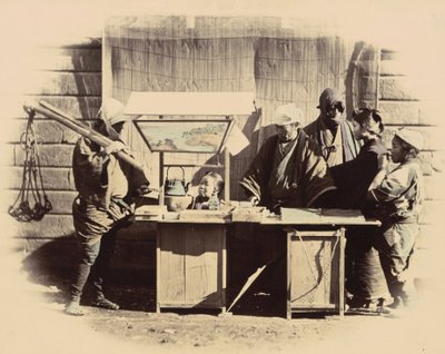 Étalages de rafraîchissements de rue, vers 1865 - Felice Beato