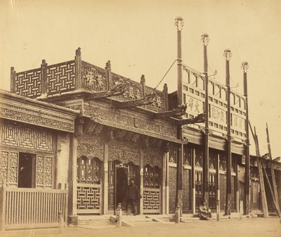 Rue et Boutiques dans la Ville Tartare de Pékin, 29 octobre 1860 - Felice Beato