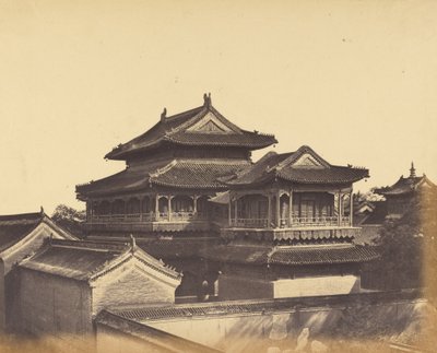 Temple de Confucius, Pékin, octobre 1860 - Felice Beato