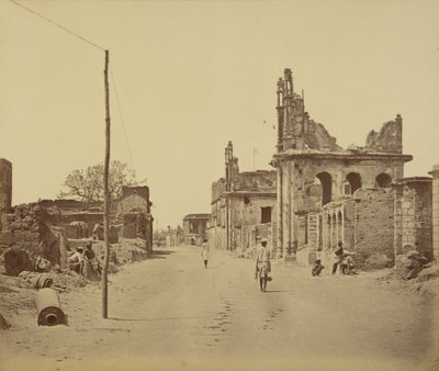 La route de Cawnpore, Lucknow - Felice Beato