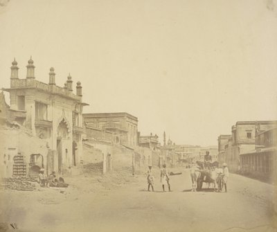 [La route par laquelle le général Henry Havelock est entré dans la résidence, Lucknow] - Felice Beato