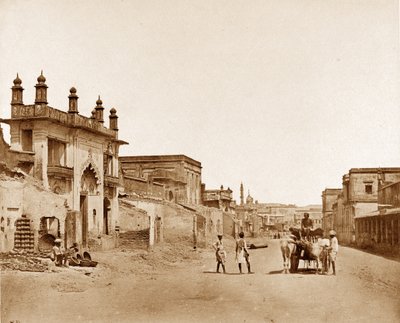 La Route par laquelle le Général Sir Henry Havelock est entré dans la Résidence, Lucknow - Felice Beato
