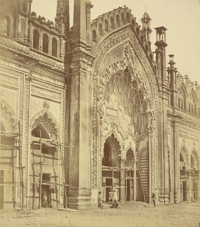 La porte Summa Musjid, Lucknow - Felice Beato