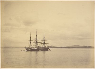 Navire américain "Colorado - Felice Beato