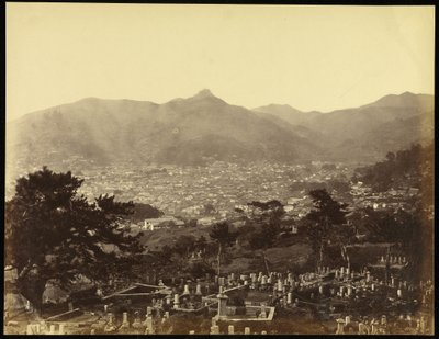 Vue de Nagasaki depuis la colline de la batterie - Felice Beato