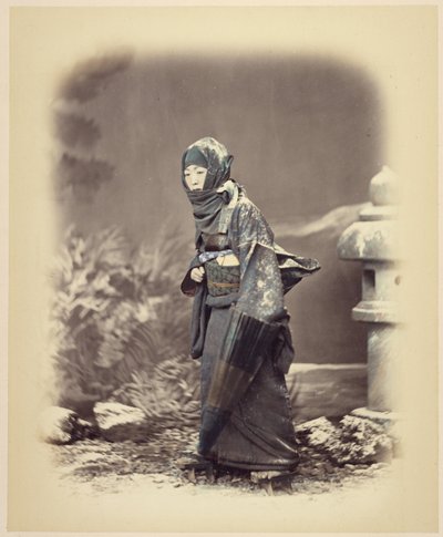 Femme en robe d
