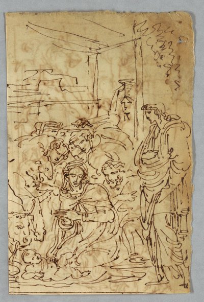 Adoration des bergers ; Archange St. Michel d