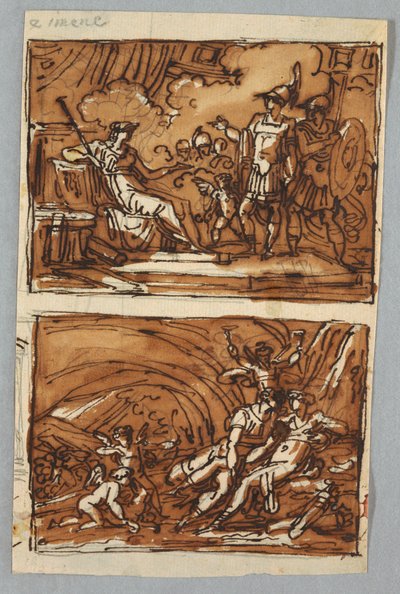 Énée et Achate devant Didon; l