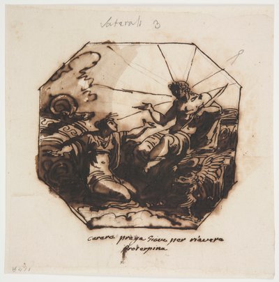 Cérès demande à Jupiter le retour de Proserpine - Felice Giani