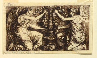 Conception pour une frise symétrique - Felice Giani