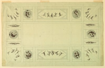 Dessin, Palazzo Quirinale, Rome ;, 1812 - Felice Giani