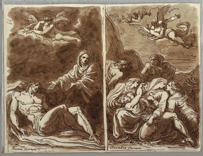 Lamentation sur le corps - Felice Giani