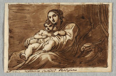 Madone et Enfant, Étude d
