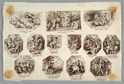 Romulus et Remus, Treize Peintures pour la Sala delle Origini di Roma, Faenza - Felice Giani