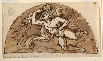 Printemps, Lunette pour plafond, Sala Ottagonale, Palazzo Milzetti, Faenza - Felice Giani