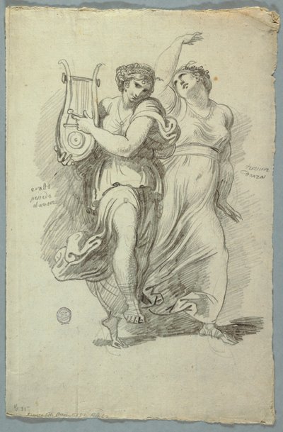Terpsichore, Muse de la Danse et Erato, Muse de la Poésie d
