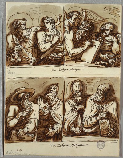 Les quatre évangélistes, étude d