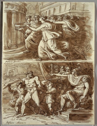 La vestale Tuccia porte de l