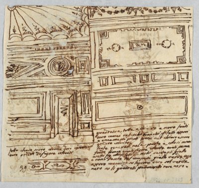 Trois études de miroirs muraux - Felice Giani