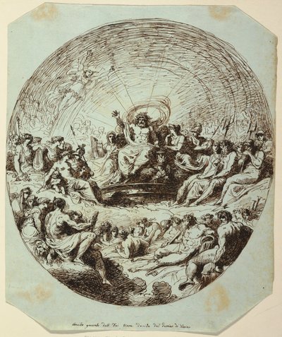 Zeus Décidant du Destin de Troie, Palazzo Gessi, Faenza - Felice Giani