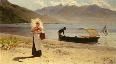 Atterrissage sur le lac - Felice Zennaro