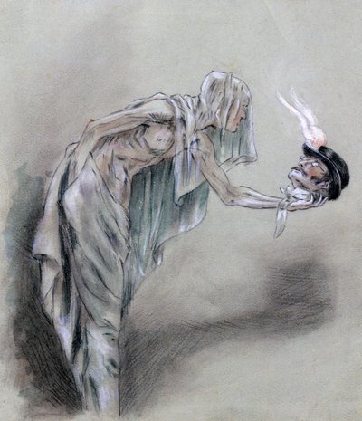Chez les passants - Felicien Joseph Victor Rops