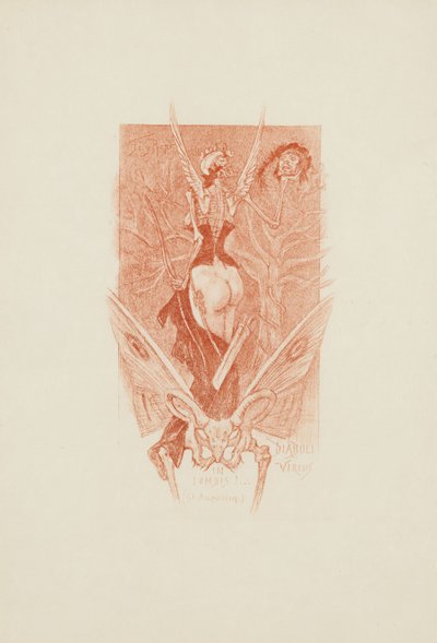 Diaboli Virtus in Lombis - Félicien Rops