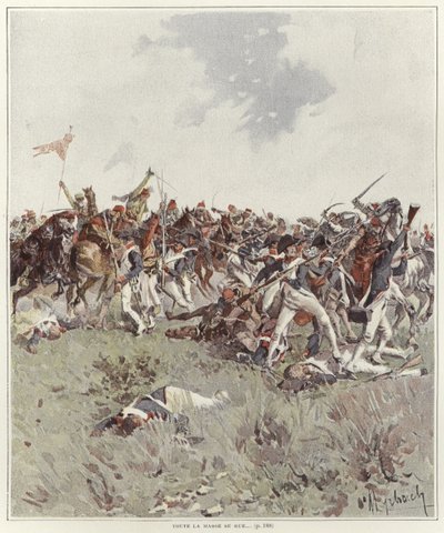Une bataille de la guerre révolutionnaire française - Felicien baron de Myrbach Rheinfeld