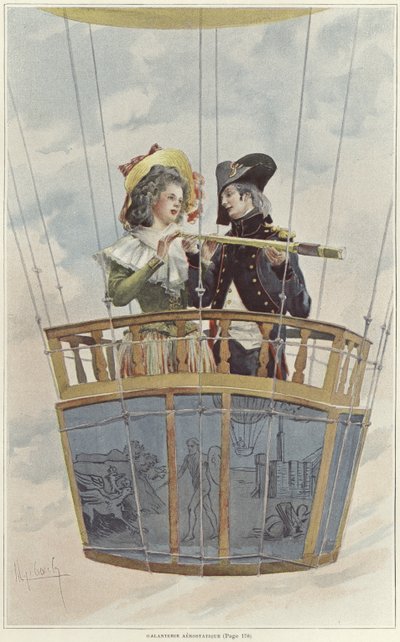 Galanterie aéronautique - Felicien baron de Myrbach Rheinfeld