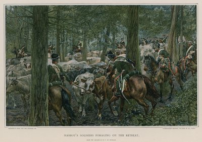 Les soldats de Marbot en train de fourrager lors de la retraite - Felicien baron de Myrbach Rheinfeld