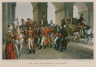 Les consuls prennent possession des Tuileries - Felicien baron de Myrbach Rheinfeld