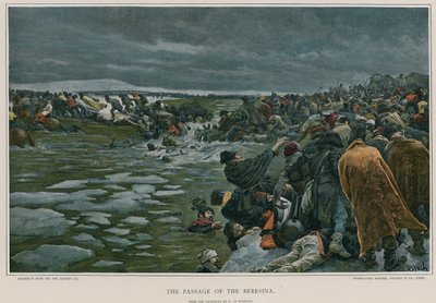 Le passage de la Bérézina - Felicien baron de Myrbach Rheinfeld