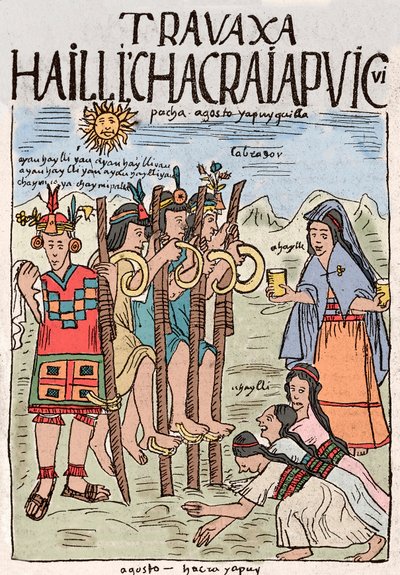 Empire Inca : le début des travaux champêtres en août, occasion d