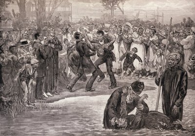 Baptême de nègres aux États-Unis, de 