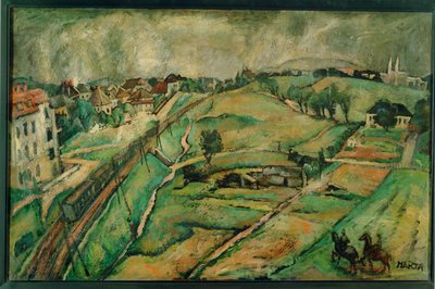 Paysage à Unter-St ... (painting on canvas) - Felix Albrecht Harta