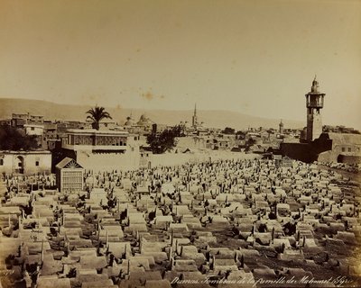 Album Damas et Baalbek: cimetière familial de Mohammed à Damas - Félix Bonfils