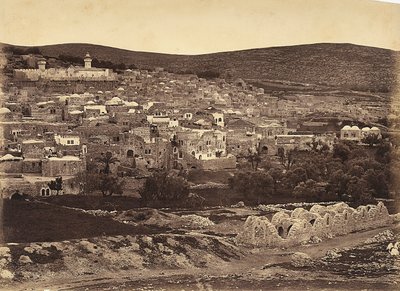 Vue panoramique de Nazareth, Israël - Félix Bonfils