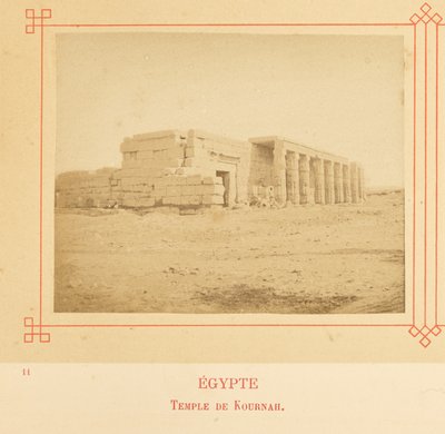 Temple de Kurnah - Félix Bonfils